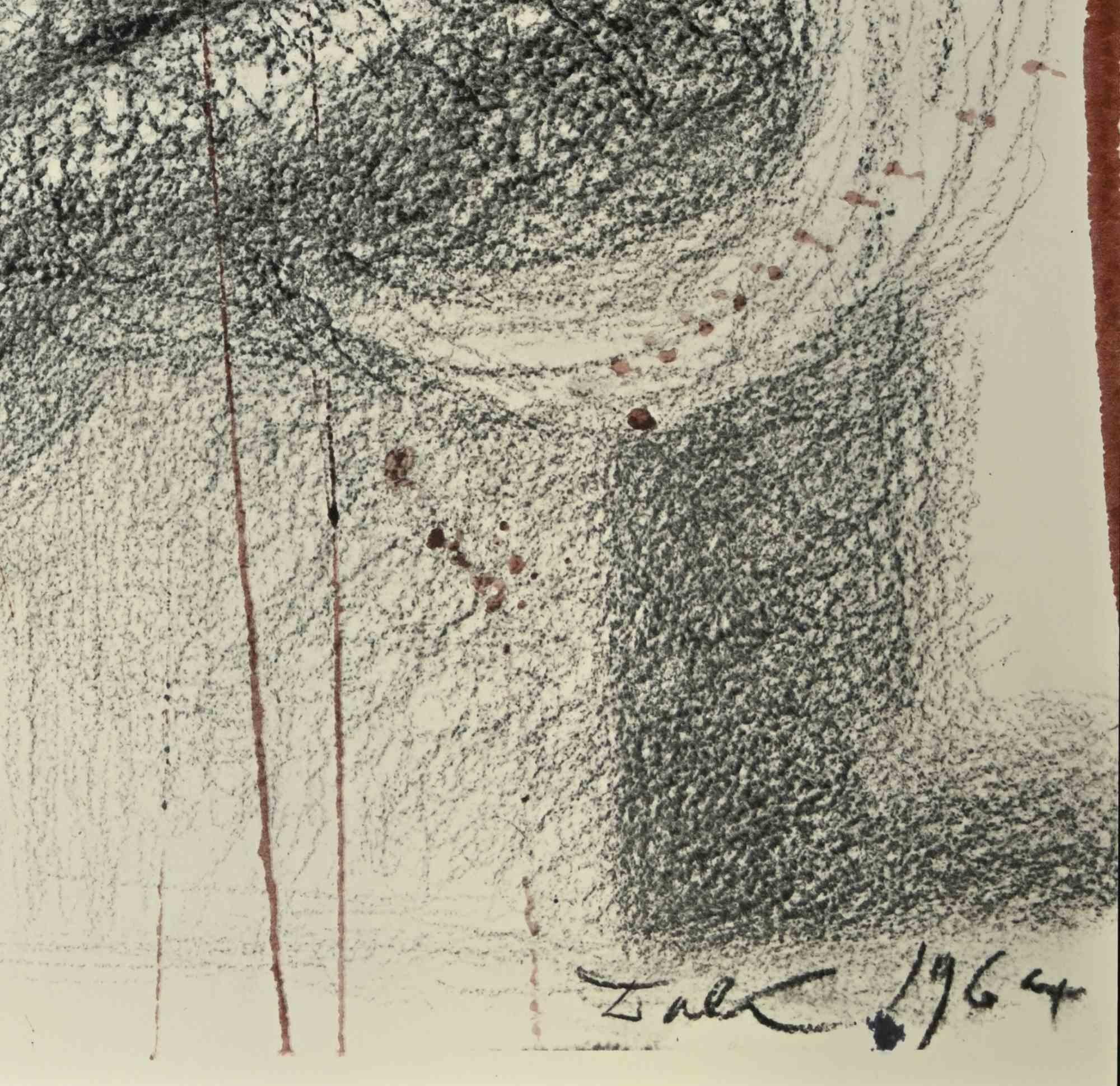 Sedet Sola Civitas - Litografía - 1964 - Print de Salvador Dalí