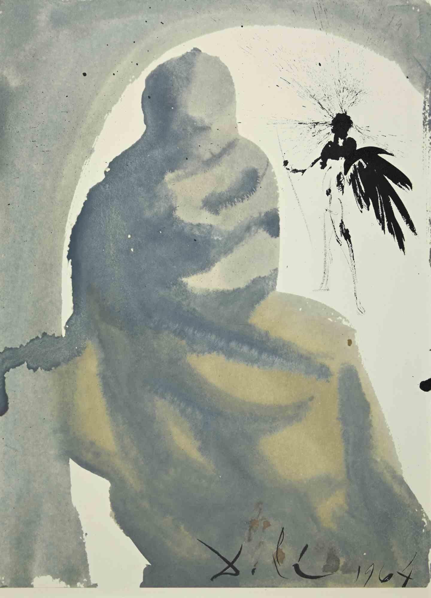 Print Salvador Dalí - Seduxisti Me, Domine - Lithographie - 1964