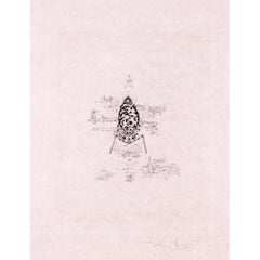 Signed and numbered Salvador Dali drypoint and etching on japan paper