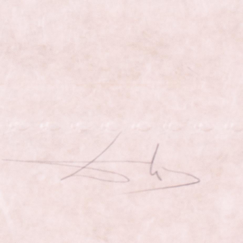 Punta seca y aguafuerte de Salvador Dalí sobre papel japonés, firmado y numerado en venta 2
