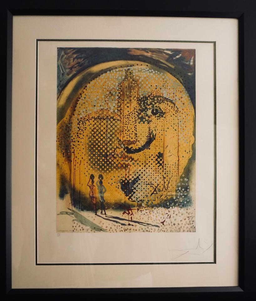 ARTISTA: Salvador Dalí

TÍTULO: Sol Y Dalí

MEDIO: Litografía 

FIRMADO: Firmado a mano 

NÚMERO DE EDICIÓN: 153/200

MEDIDAS: 16.5