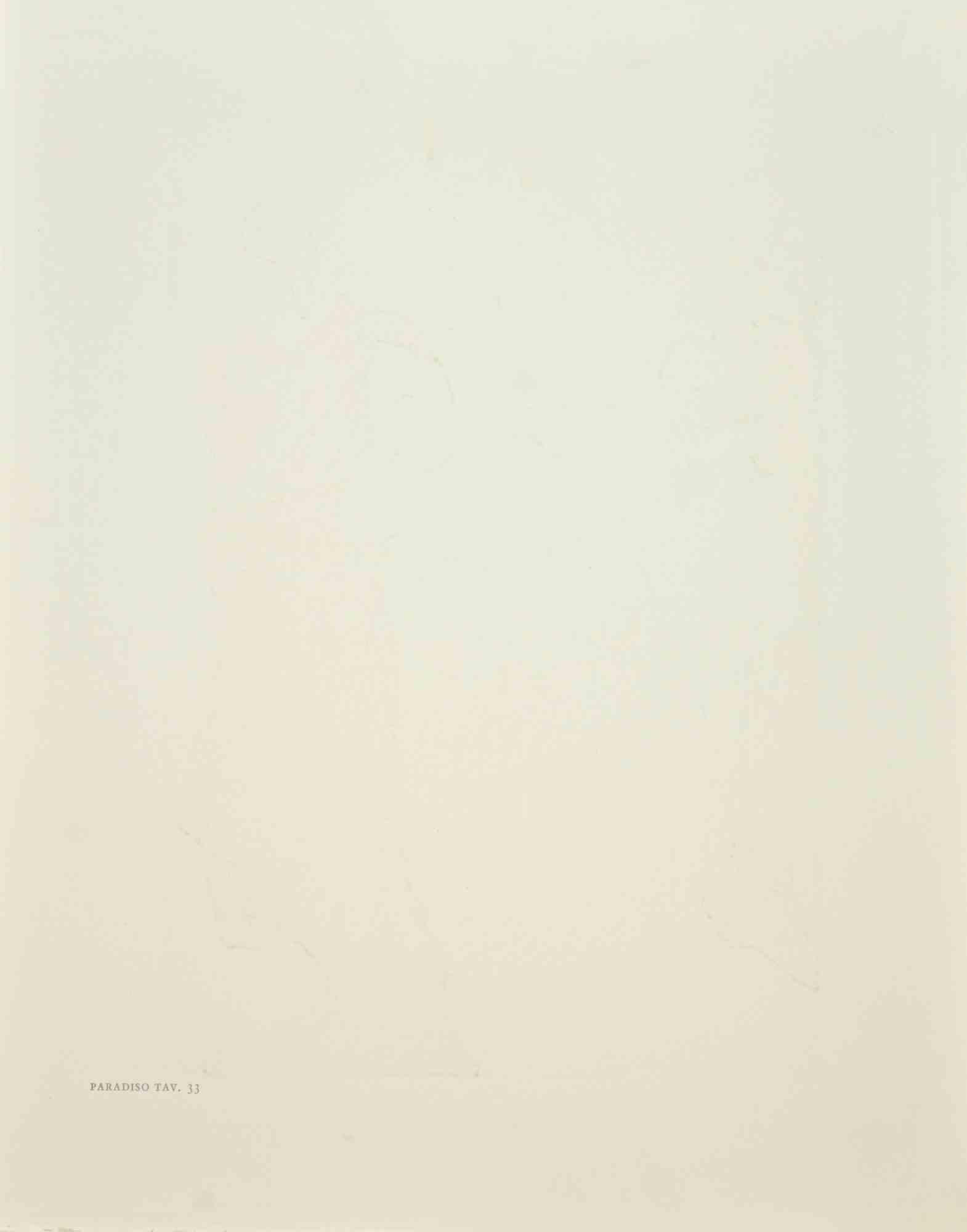 Canzone 33 - Taglio del legno  - 1963 - Print di Salvador Dalí