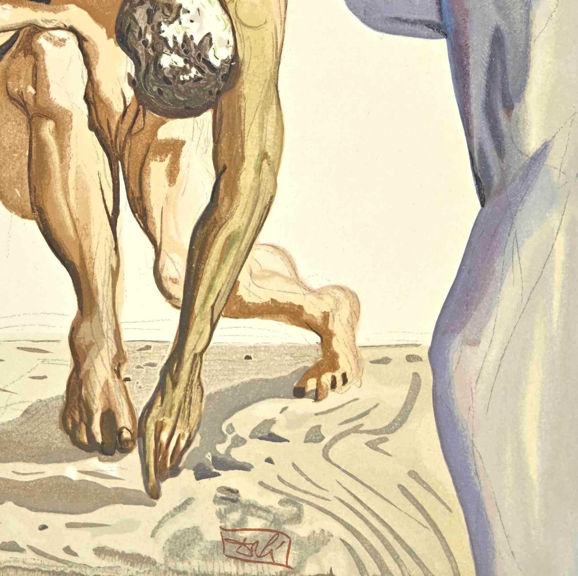 Sordello da Goito - Woodcut - 1963 - Print by Salvador Dalí
