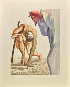 Sordello da Goito  - Woodcut Print - 1963