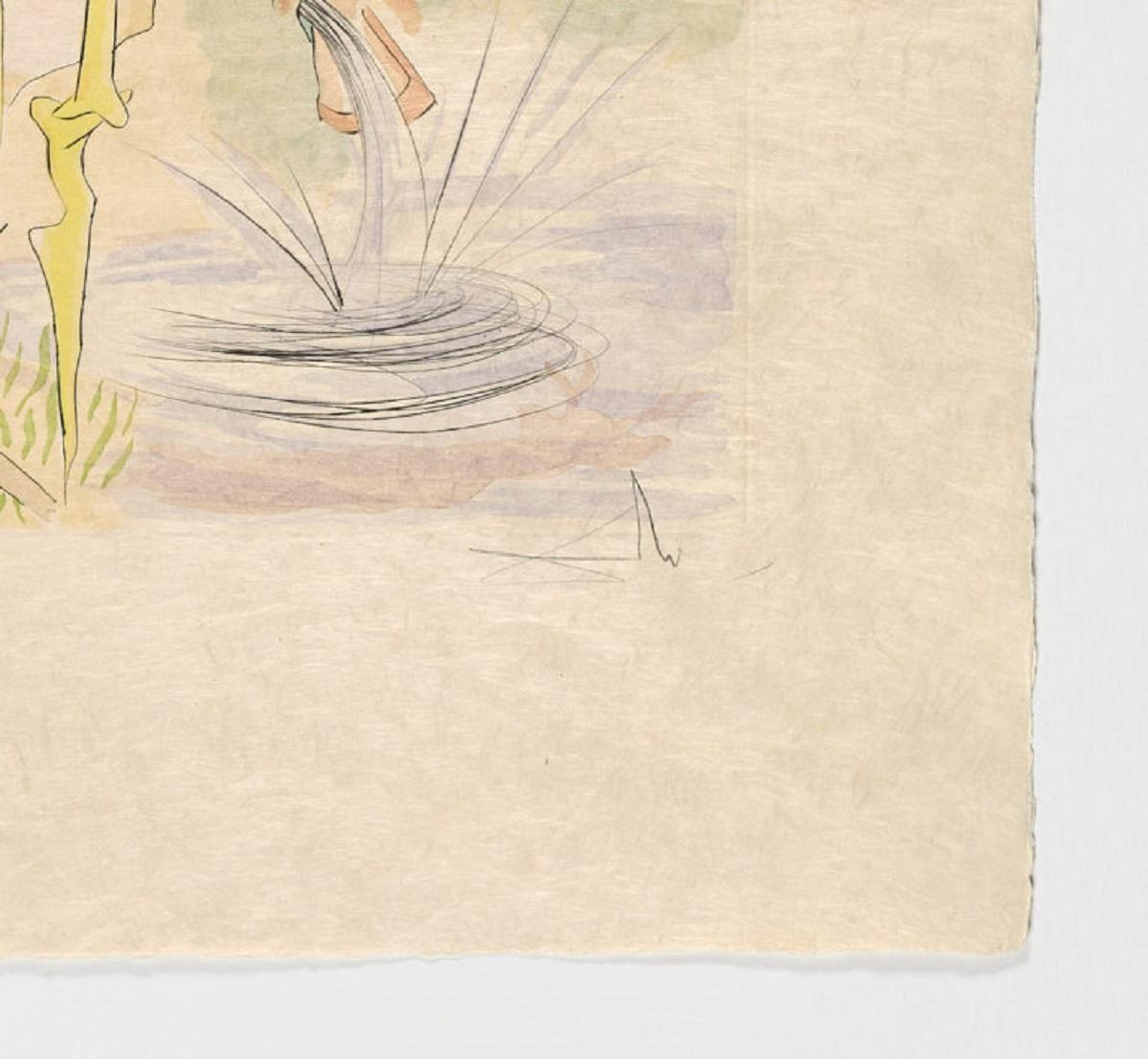 Salvador Dali (Spanien, 1904-1989)
La Cerf se voyant dans l'eau