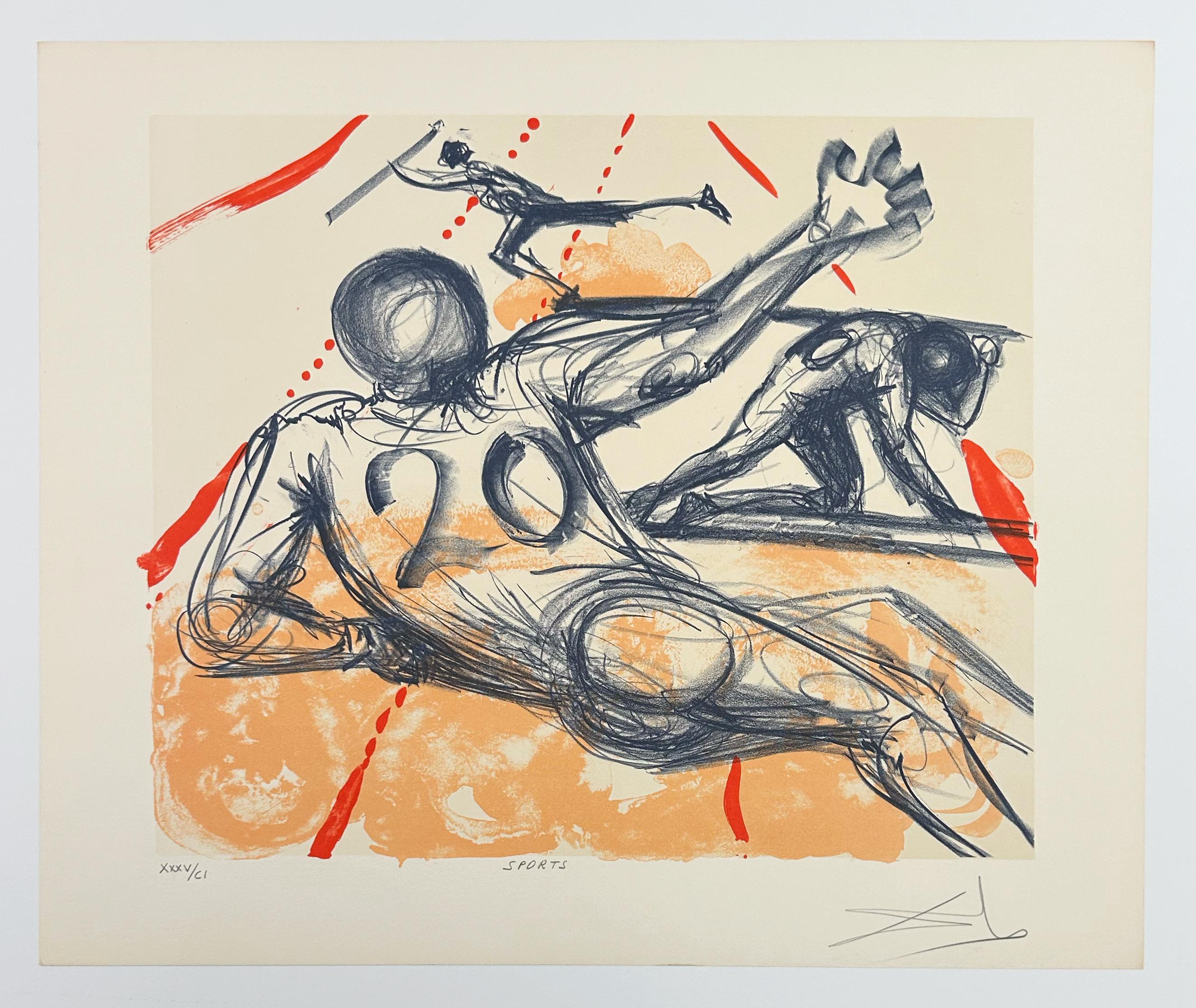 Sports - Print by Salvador Dalí