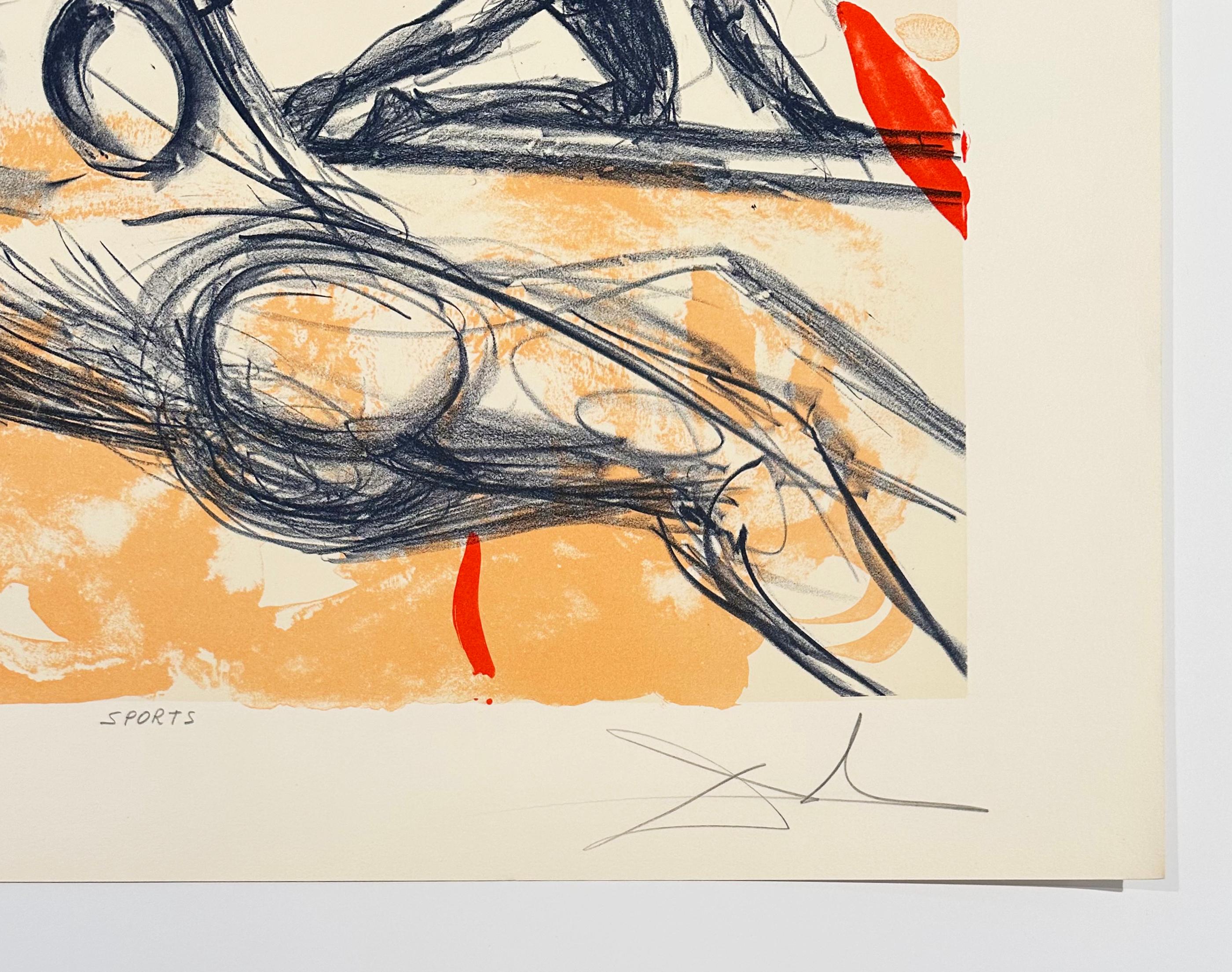 Sport - Print Surrealismo di Salvador Dalí