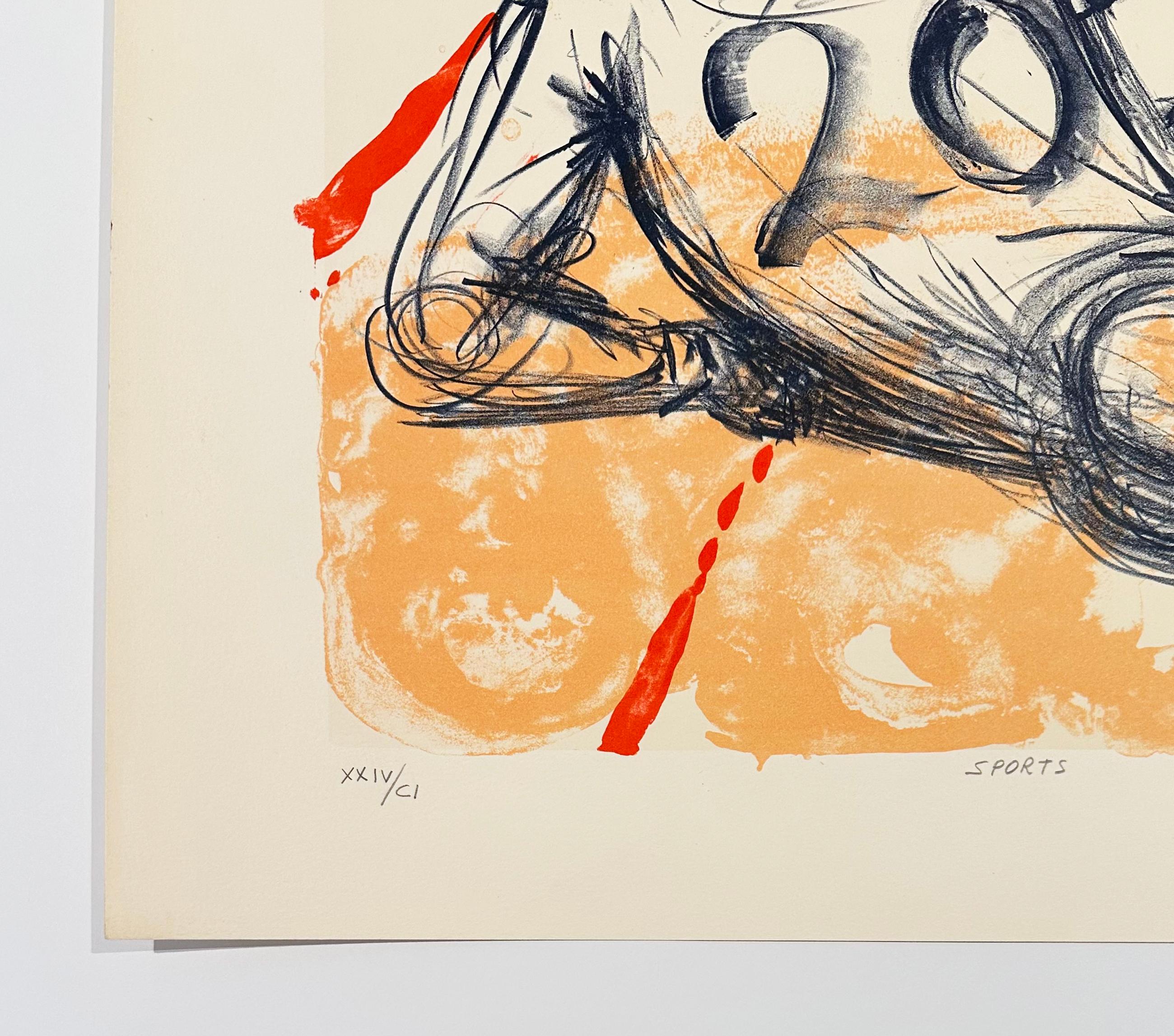 Sport - Figurative Print Beige di Salvador Dalí