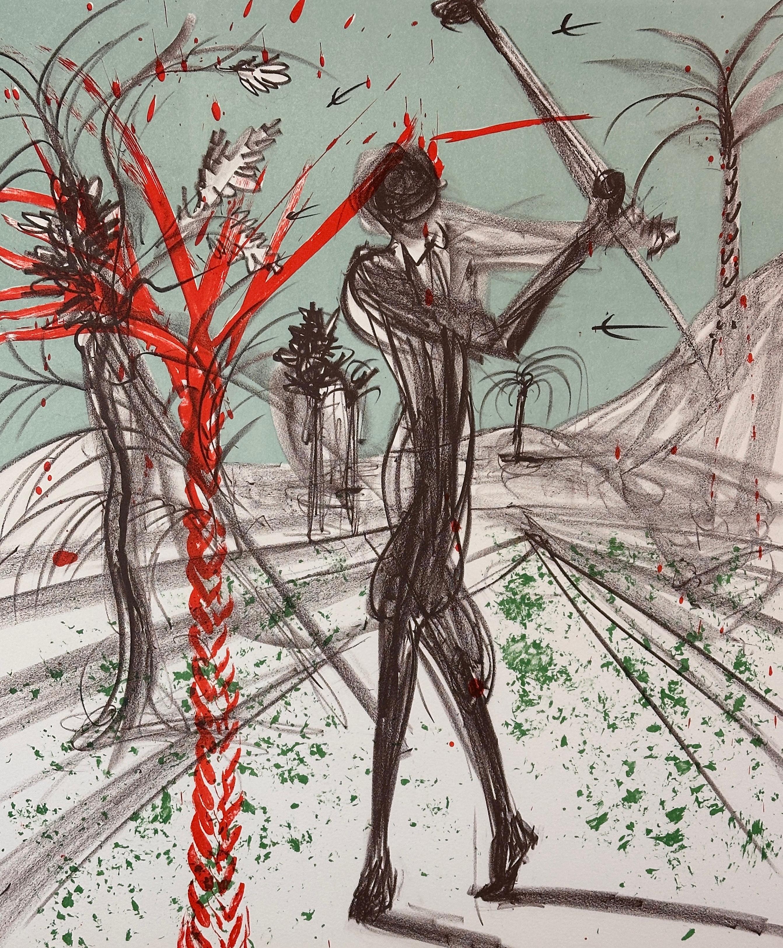 Sports The Golfer - Print by Salvador Dalí