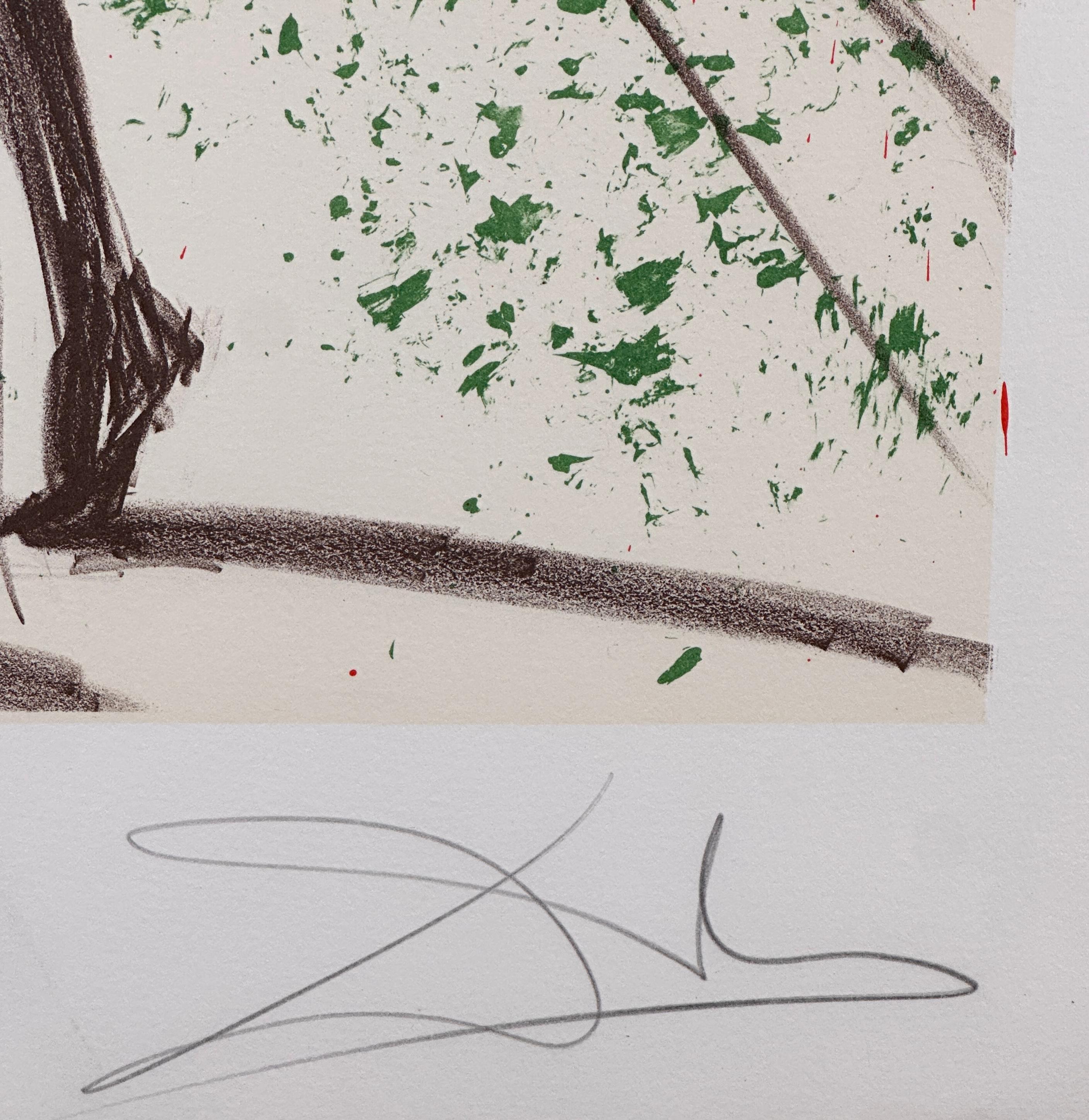 Sports The Golfer - Surrealist Print by Salvador Dalí