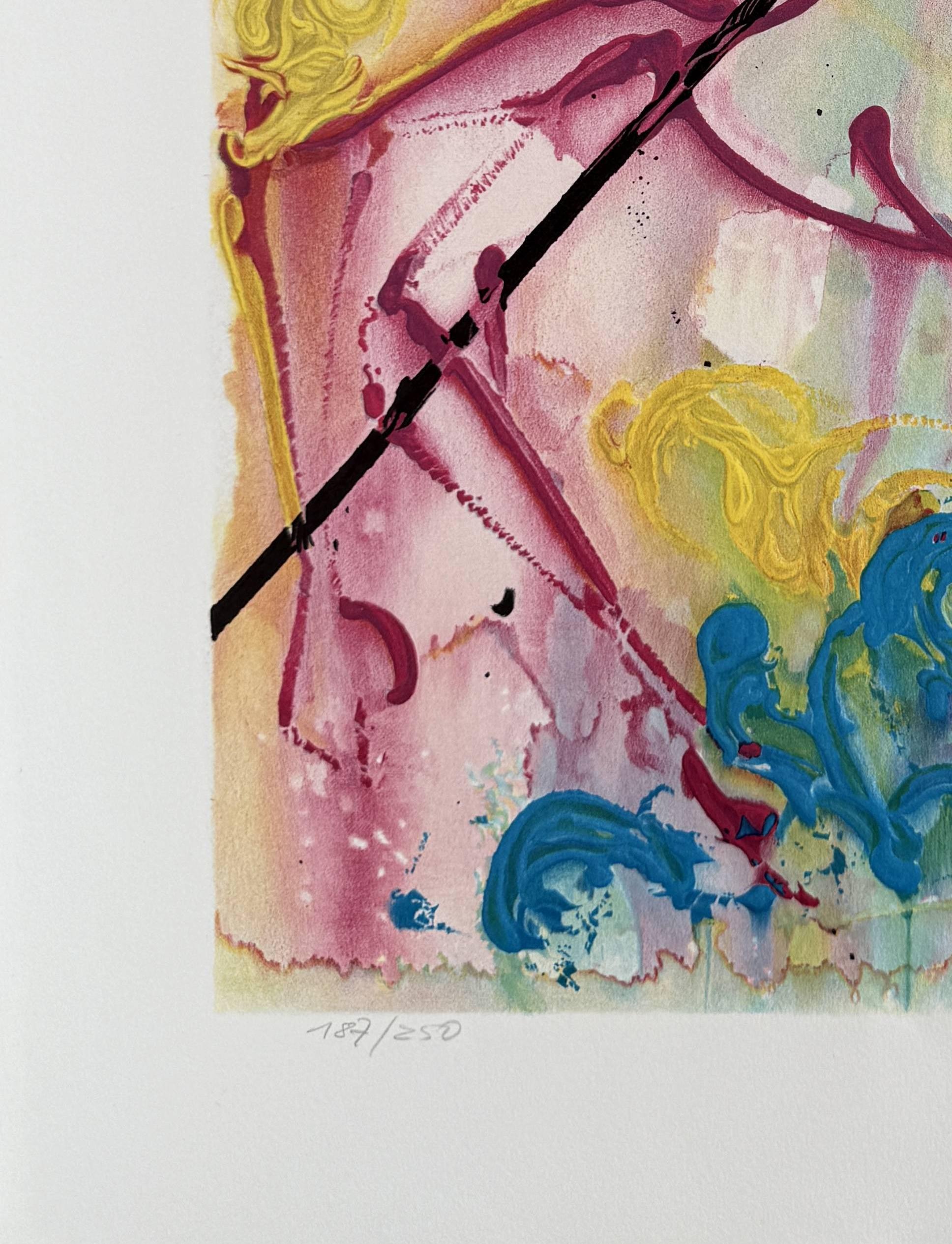 St. Georg (Beige), Print, von Salvador Dalí