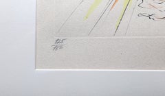 St Georges et le Dragon, Surrealist Etching by Salvador Dali 1974