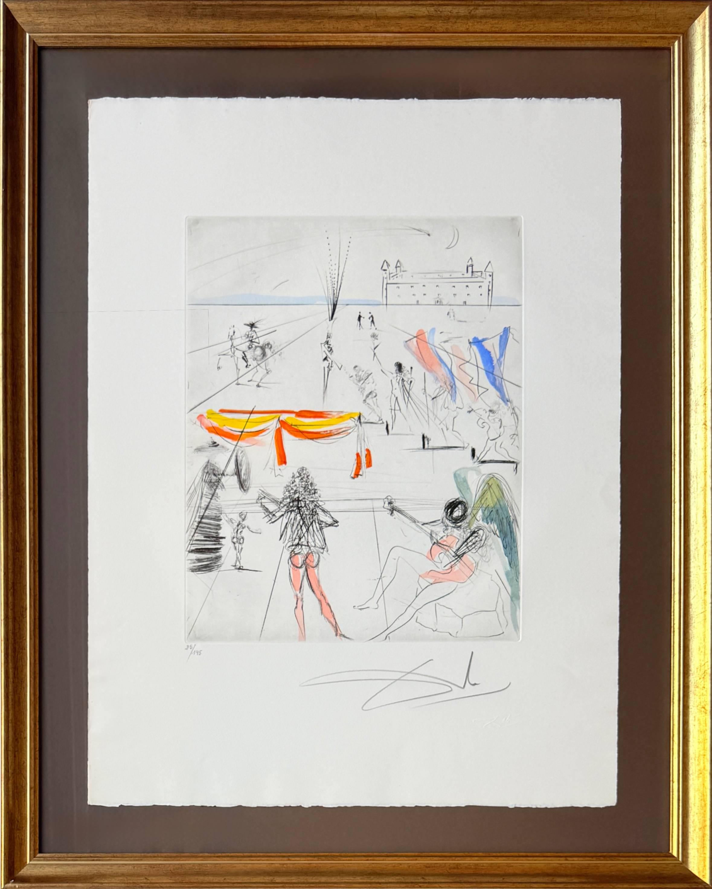 Salvador Dalí Print – St. Jacques de Compostelle (Santiago de Compostela)