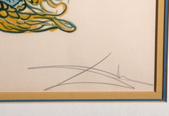 Stillness of Time (Tree Clock), Signed Surrealist Lithograph by Salvador Dali