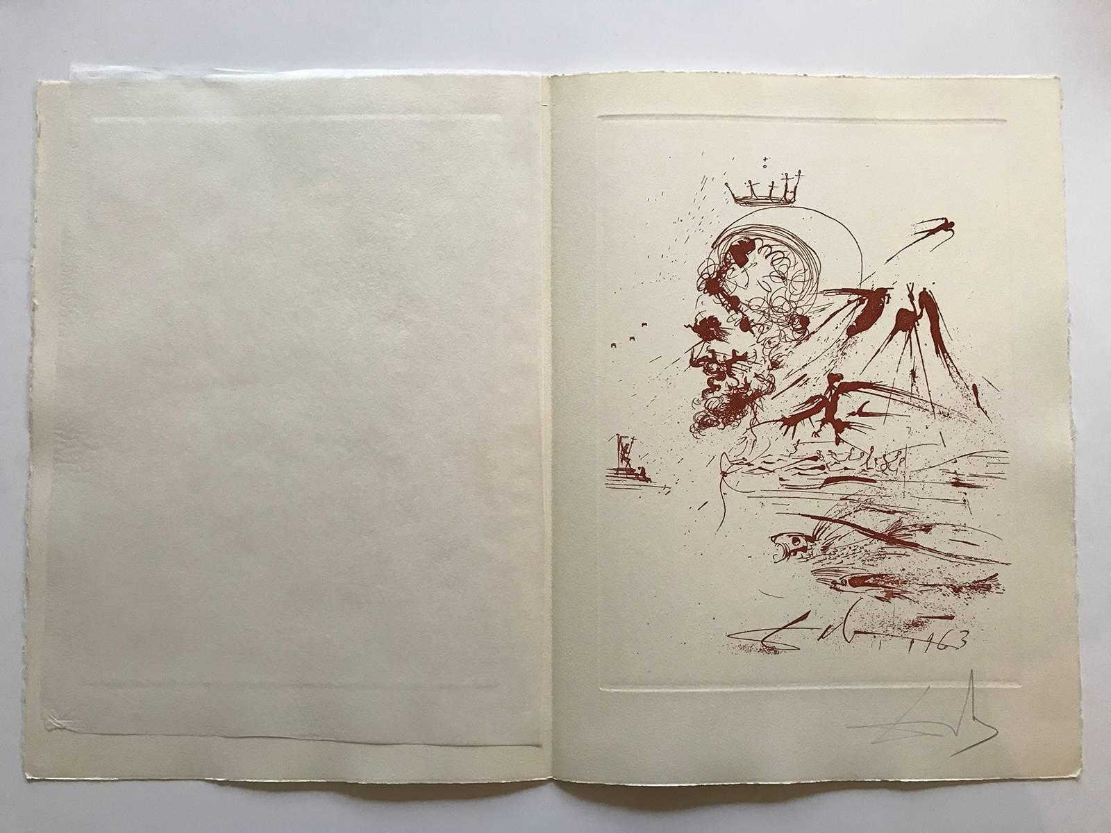 Study for a Dream RS - Print by Salvador Dalí