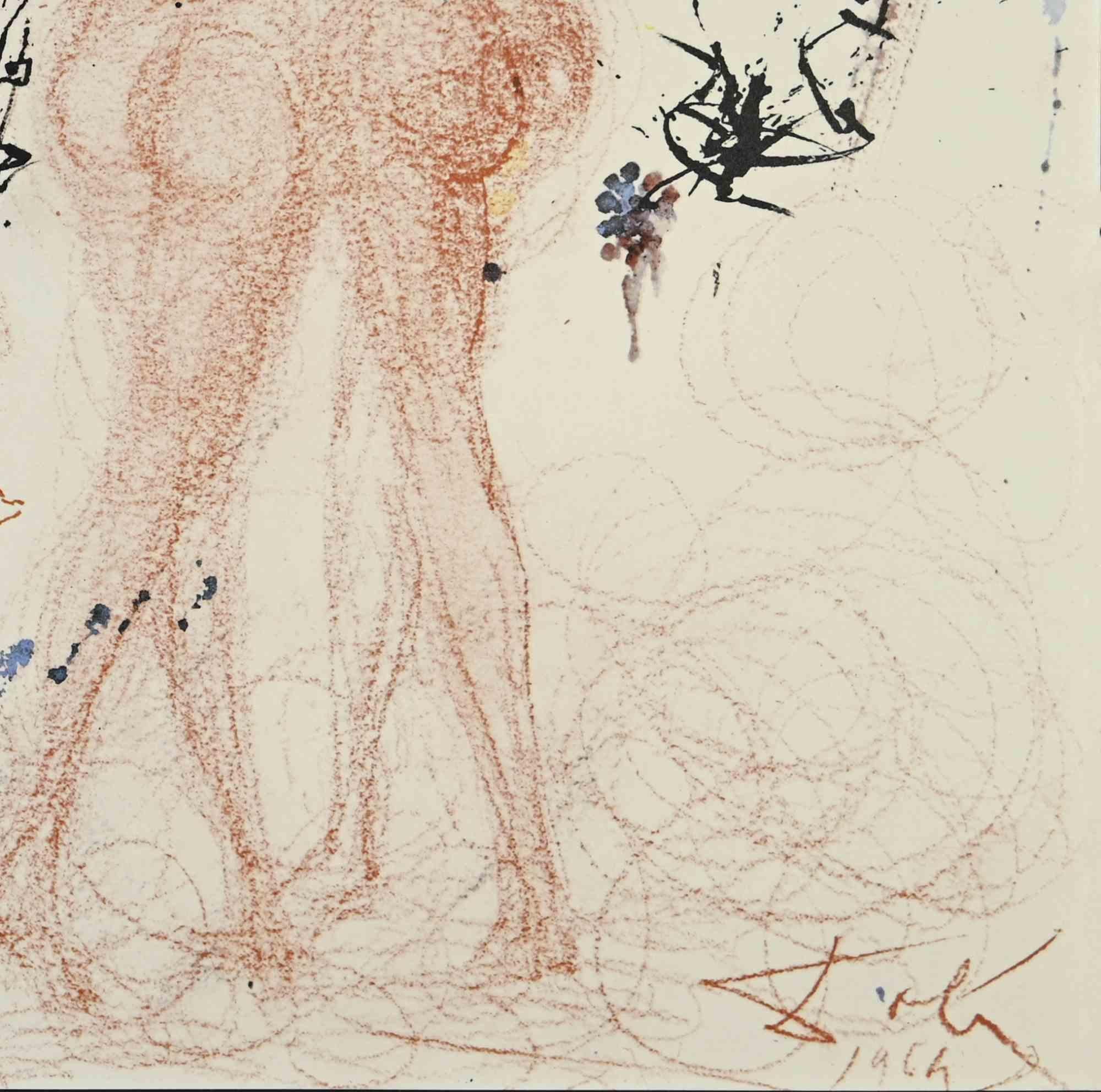 Stultae et Prudentes Filiae - Litografía - 1964 - Print de Salvador Dalí