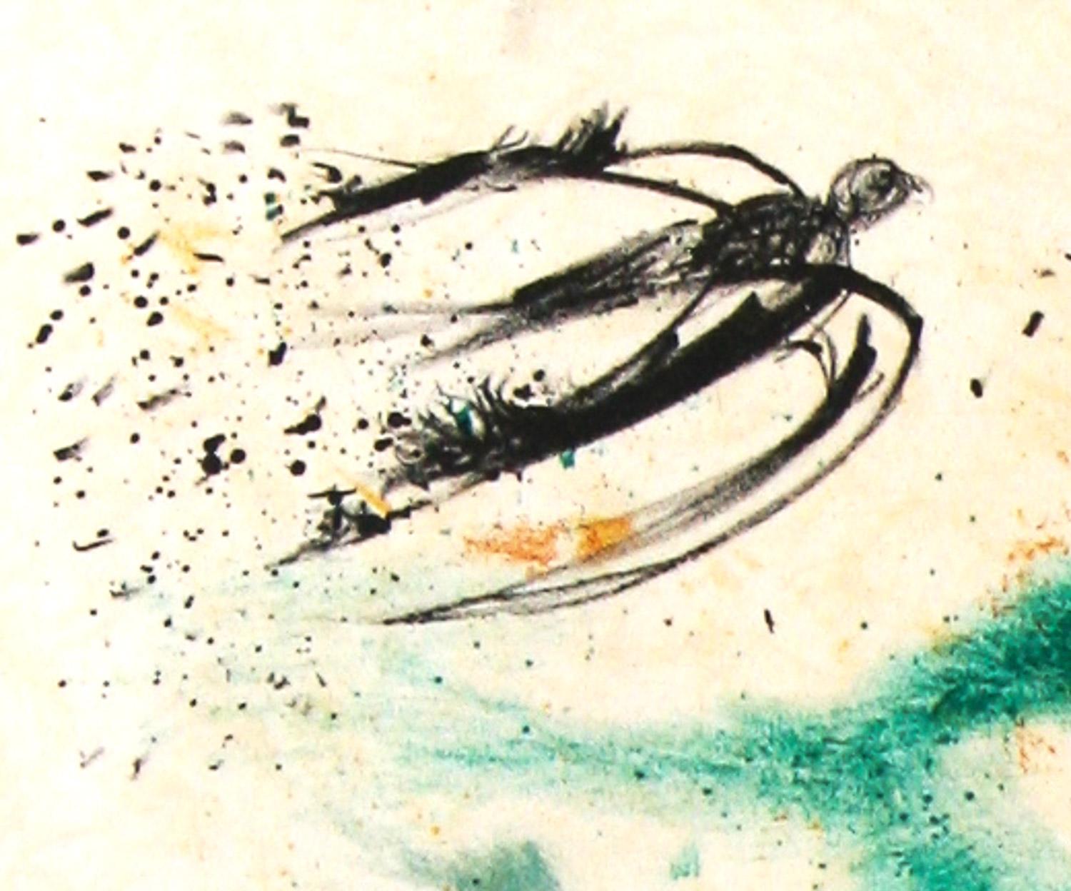 Sun Goddess Flower, Originallithographie von Salvador Dali – Print von Salvador Dalí