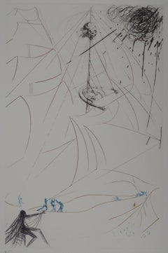 Surrealist Boat (Vaisseau fantome) - Original handsigned etching - (Field #69-7)