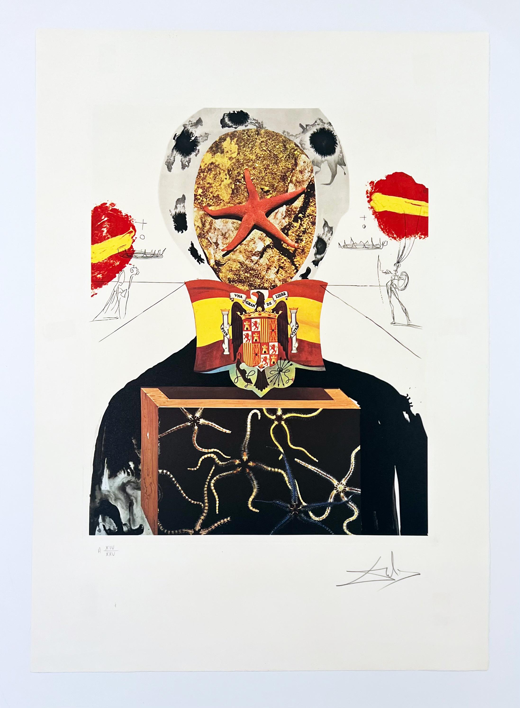 Surrealist King, from 1971 Memories of Surrealism - Print by Salvador Dalí