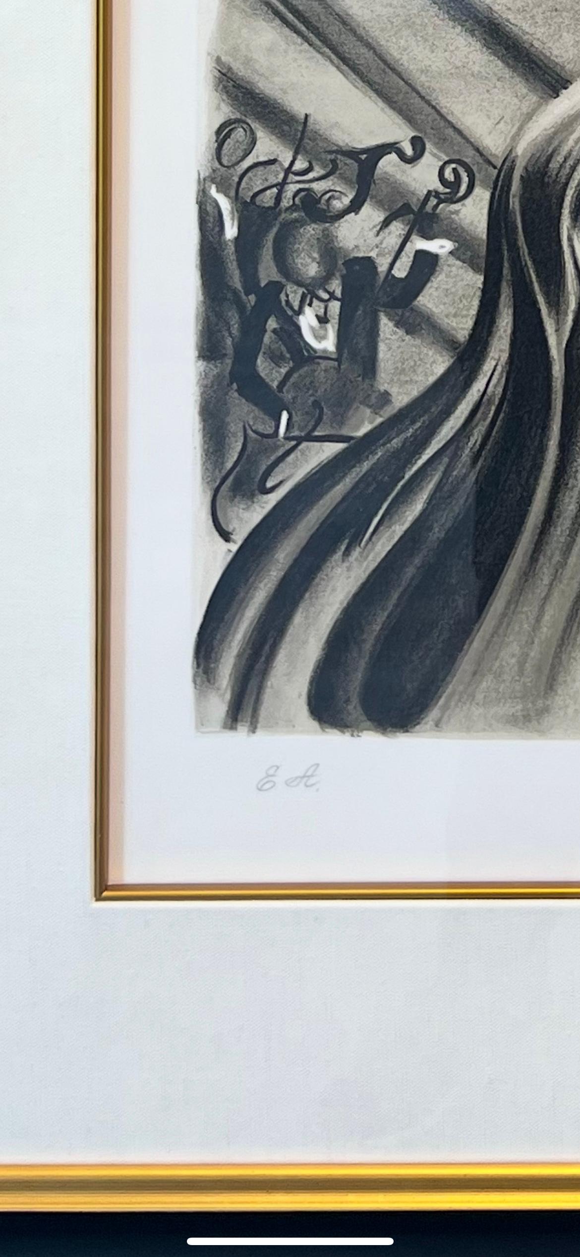 Symphony Bicyclette, 1970 - Firmato a mano  e litografia numerata di Salvador Dalí in vendita 2
