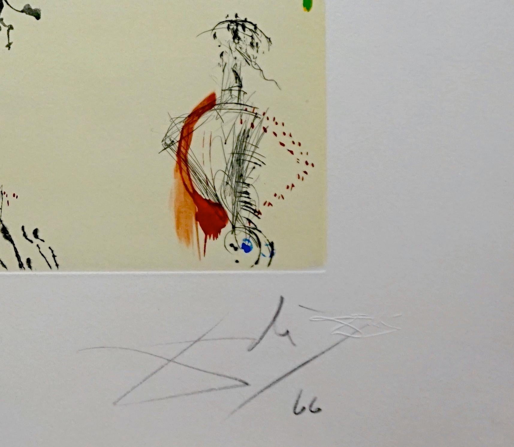 Tauramachi Surrealistischer Stierkampf mit Schublade  – Print von Salvador Dalí