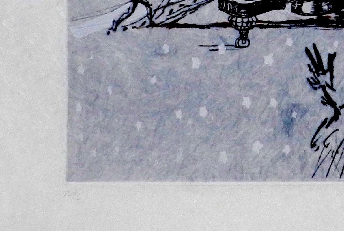 KÜNSTLER: Salvador Dali

TITEL: Tauramachi Surrealiste Das Klavier im Schnee

MEDIUM: Radierung

SIGNIERT: Handsigniert 

VERLAG: Pierre Argillet, Paris 

AUFLAGENNUMMER: L/C

ABMESSUNGEN: 25.7