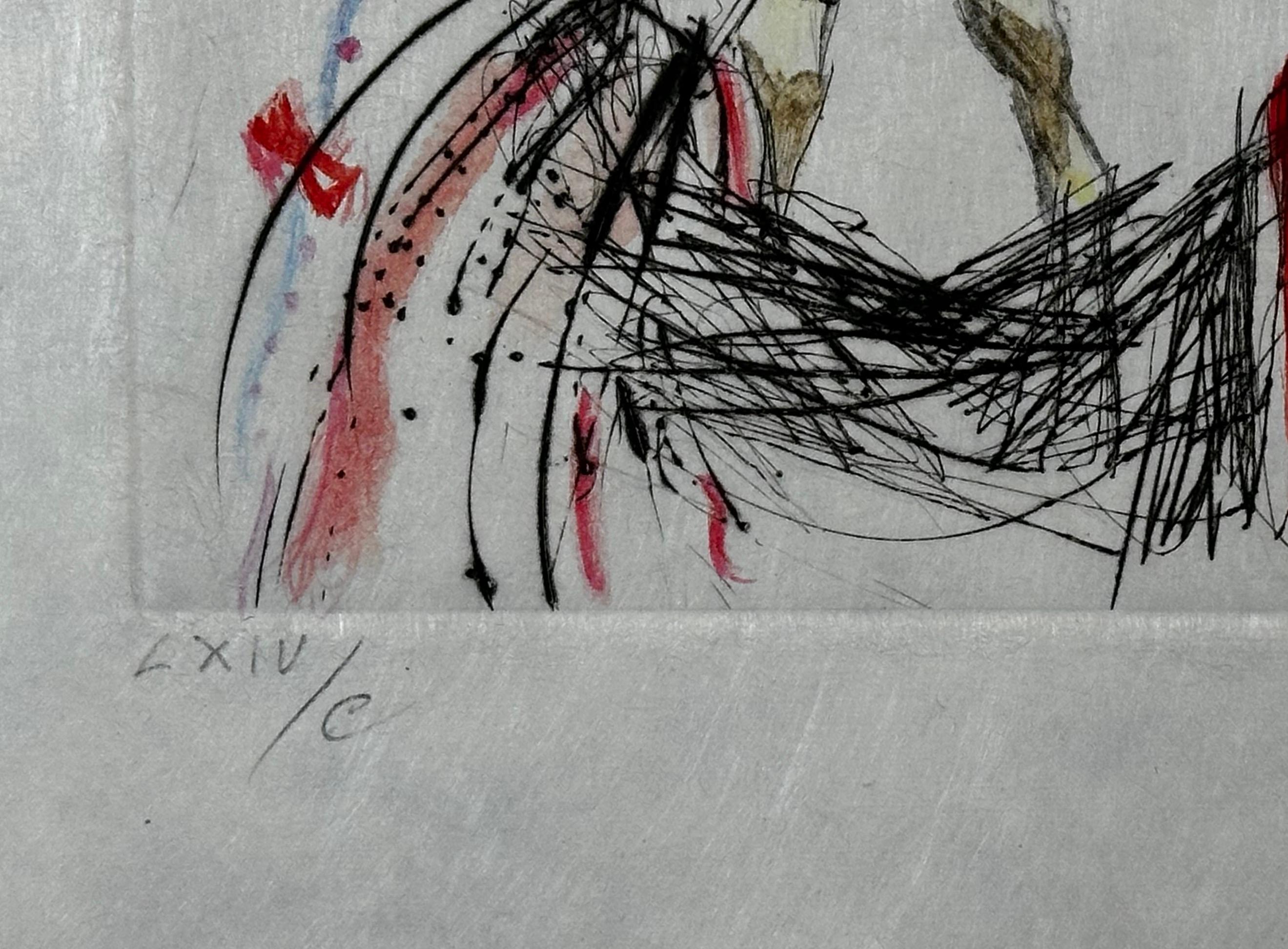 ARTISTA: Salvador Dalí

TÍTULO: Tauramachie Surrealista La jirafa en llamas

MEDIO: Aguafuerte

FIRMADO: Firmado a mano 

NÚMERO DE EDICIÓN: LXIV/C

MEDIDAS: 20
