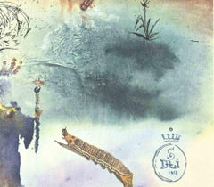 Tea Party - Héliogravure from "Alice in Wonderland" - 1969