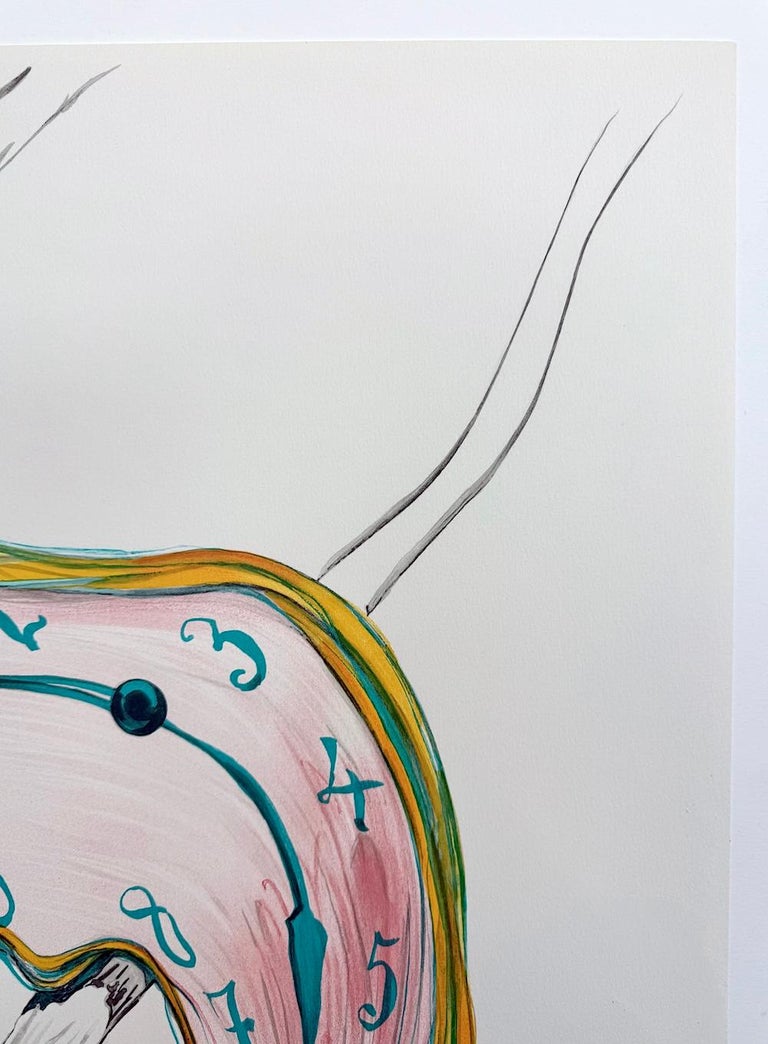 TEAR OF TIME (Melting Clock)Signed Lithograph on Arches Paper