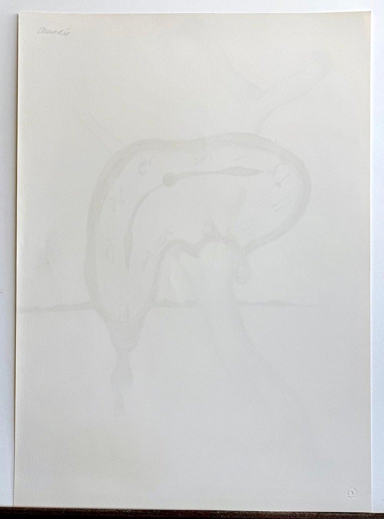 TEAR OF TIME (Melting Clock)Signed Lithograph on Arches Paper