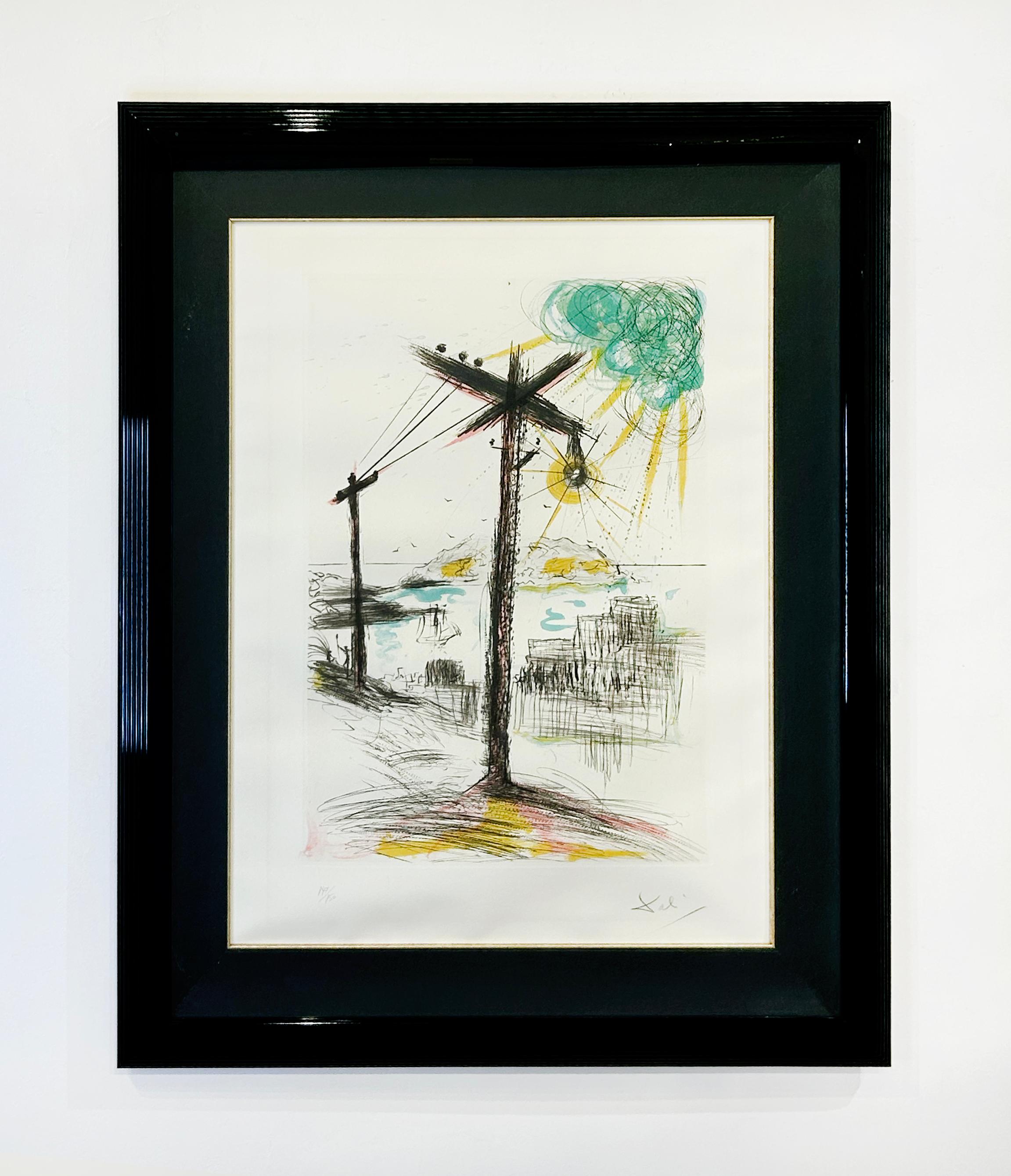 Colina del Telégrafo - Print Surrealista de Salvador Dalí
