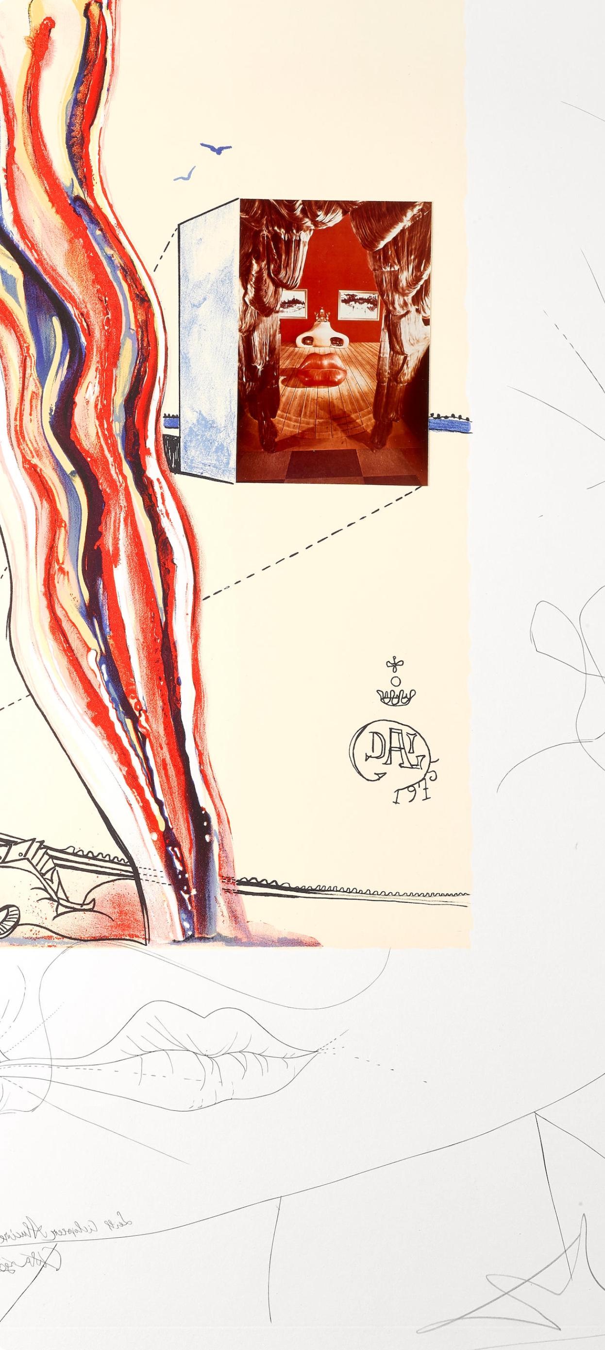 Télévision liquide et gazeuse (M/L 822-831; Field 75-13) - Print by Salvador Dalí