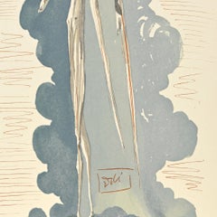 The Angel of the 7th Heaven - Woodcut - 1963