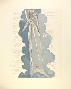 The Angel of the 7th Heaven - Woodcut - 1963