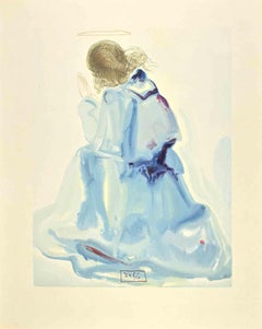 The Angel of the First Heaven - Woodcut - 1963