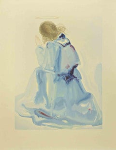 The Angel - Woodcut  - 1963