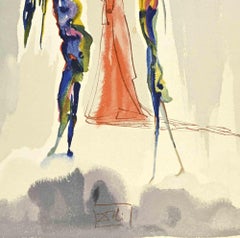 The Angelus of the Empyrean - Woodcut - 1963