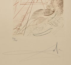 The Archangel Gabriel - Etching and drypoint - 1972