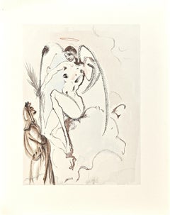 The Archangel Gabriel - Woodcut Print  - 1963