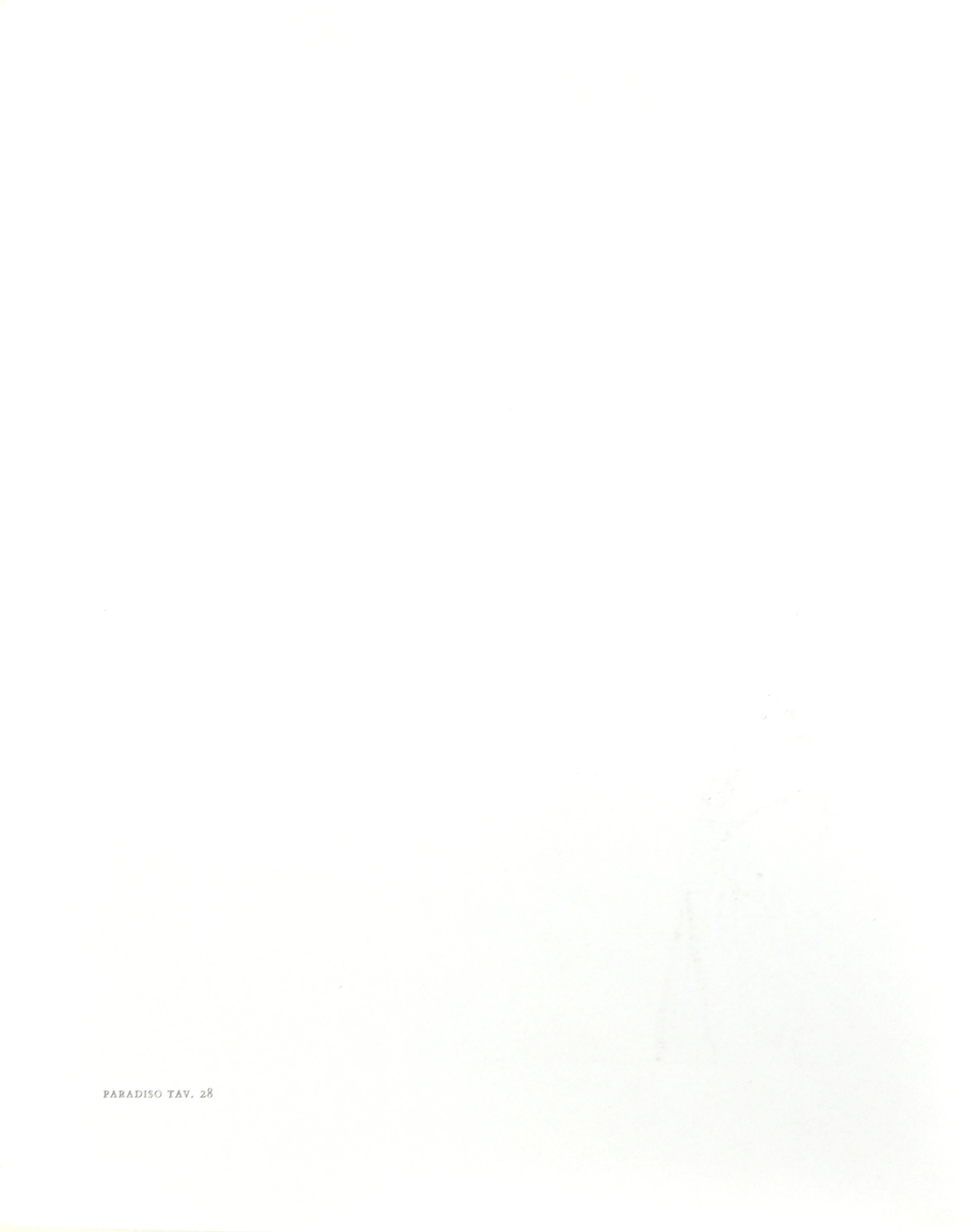 Der Archangel Gabriel – Holzschnitt-Druck  - 1963 (Weiß), Figurative Print, von Salvador Dalí