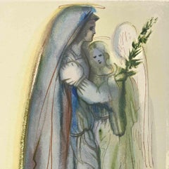 The Archangel Gabriel - Woodcut - 1963