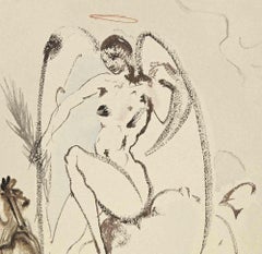 The Archangel Gabriel - Woodcut - 1963