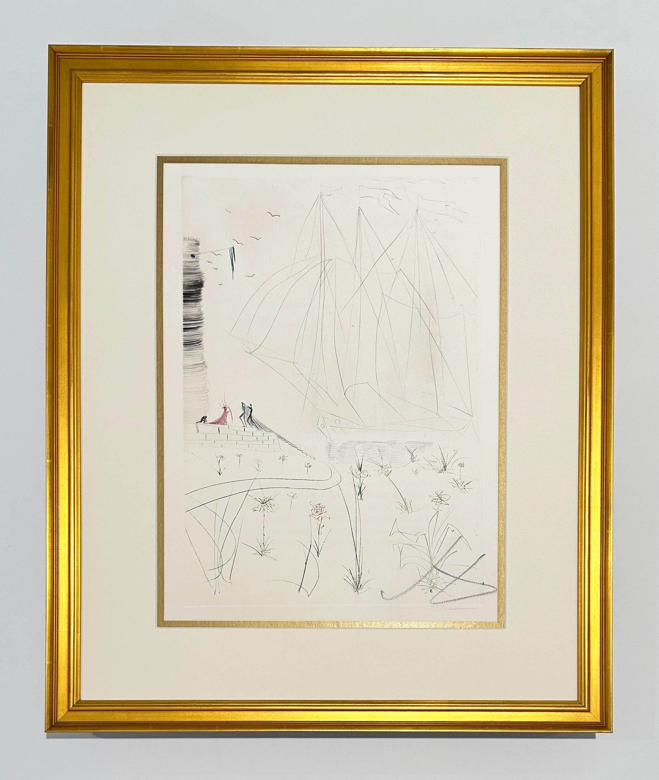 The Arrival of Iseult, from Tristan and Iseult - Print by Salvador Dalí