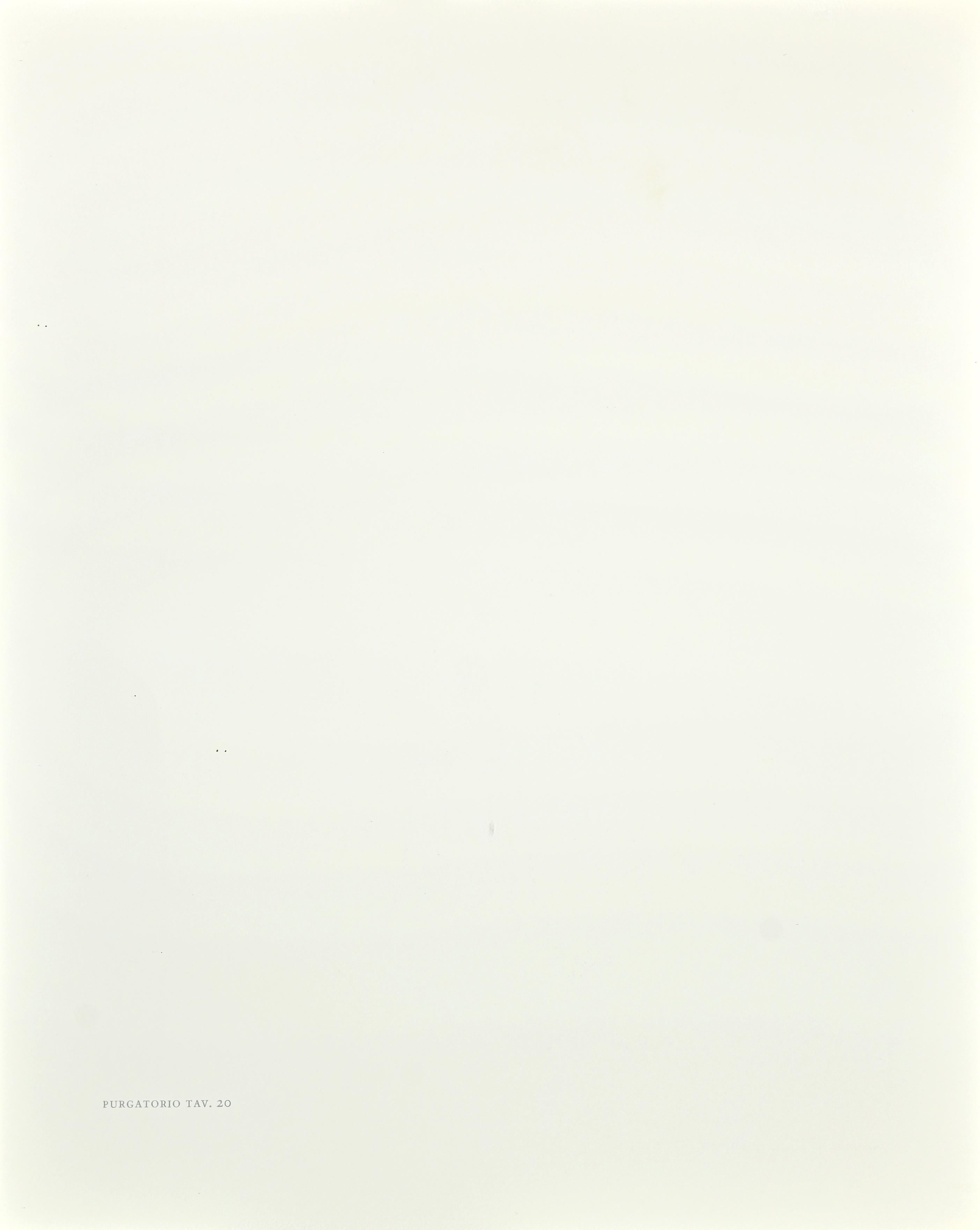 The Avaricious - Woodcut Print attir. to Salvador Dali - White Figurative Print by Salvador Dalí