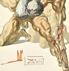 The Avaricious - Woodcut print - 1963
