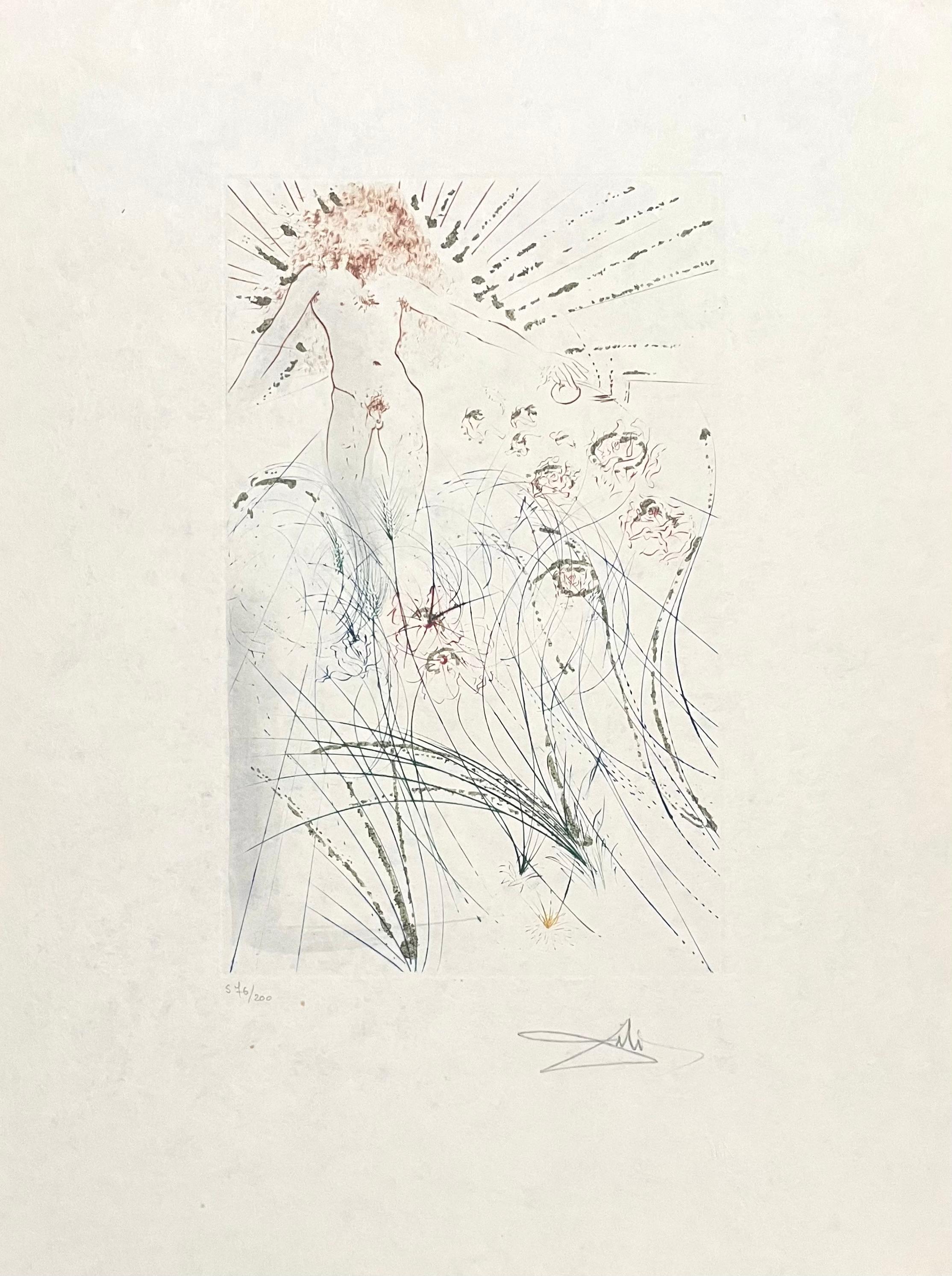 The beloved feeds among the lilies (Michler/Löpsinger 71-17J ; I&M 477), Dalí