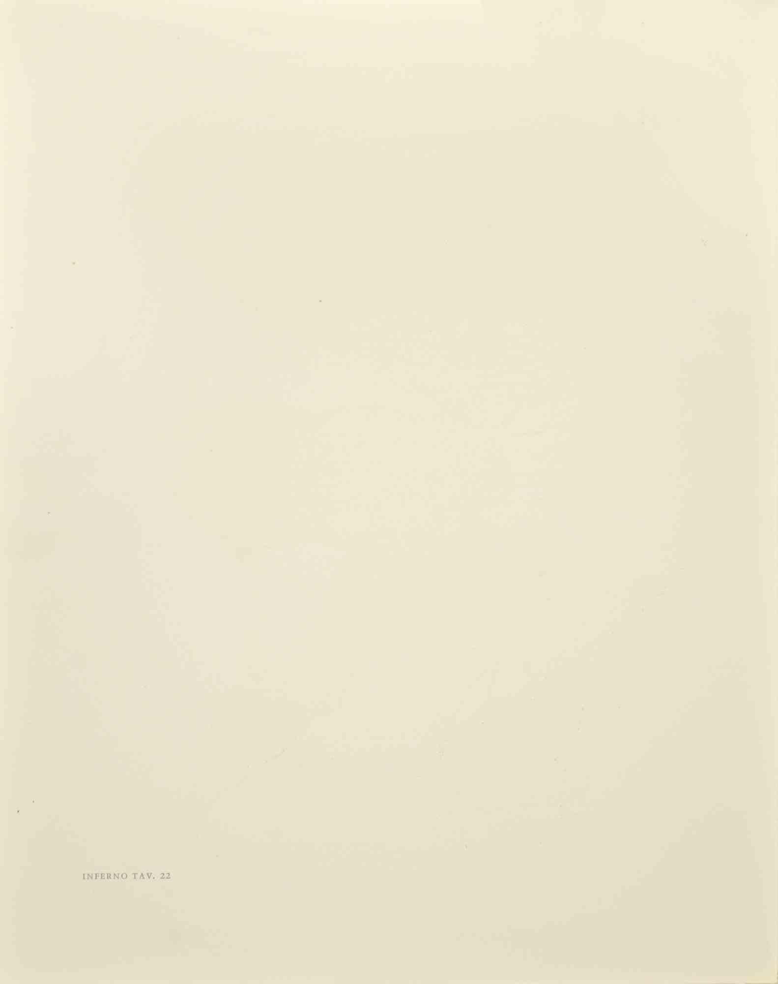 I traditori dei loro ospiti - xilografia - 1963 - Print di Salvador Dalí