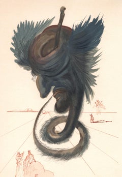 Salvador Dali, Le Chérubin noir (M. & L. 1039-1138 ; F. 189-200)