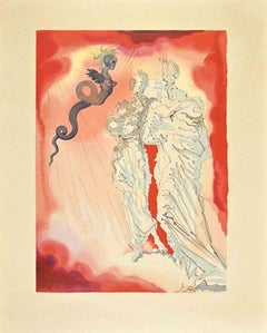 Der schwarze Dämon – Holzschnittdruck – 1963