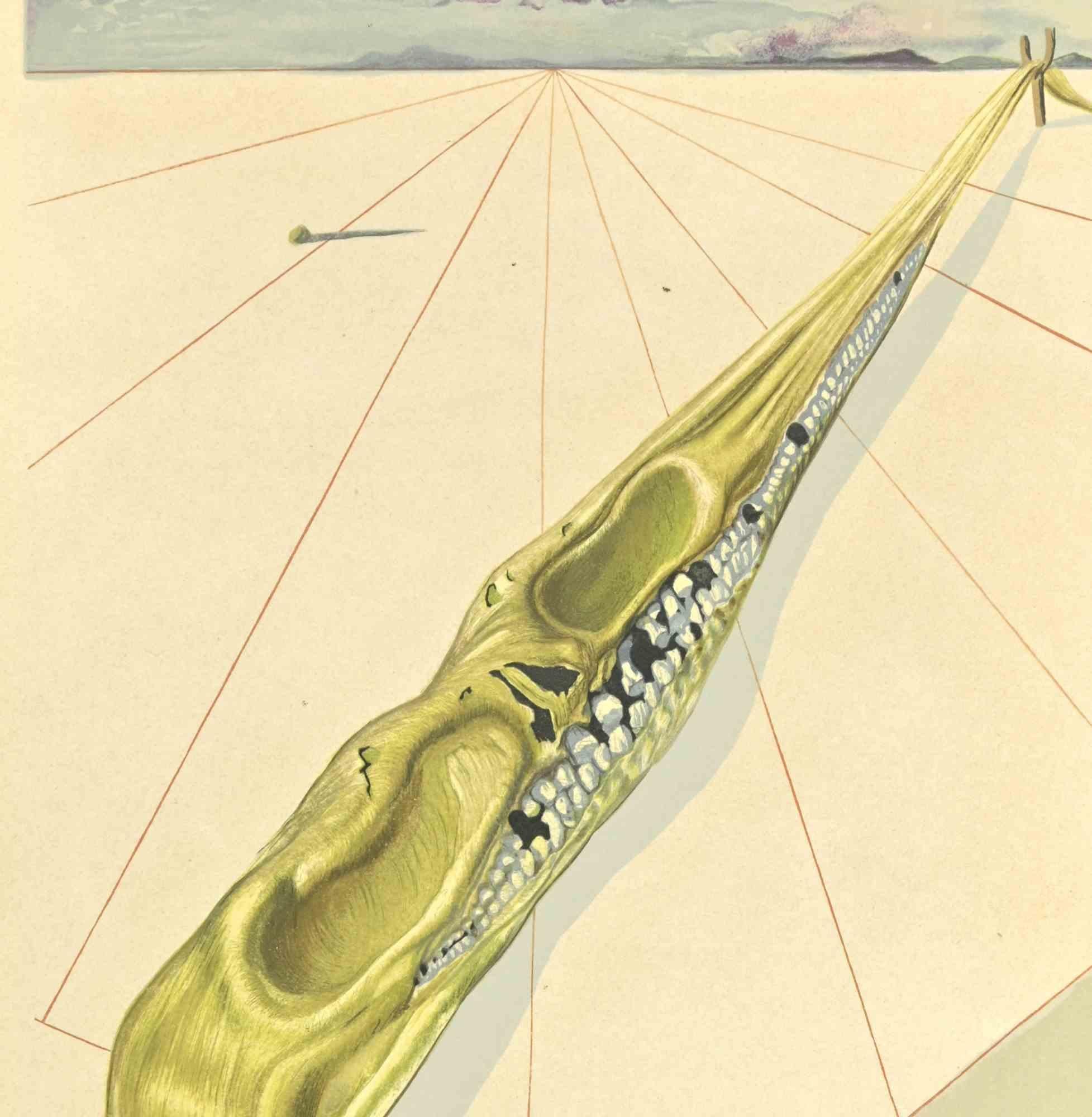 The Blasphemers – Holzschnitt  - 1963 (Surrealismus), Print, von Salvador Dalí